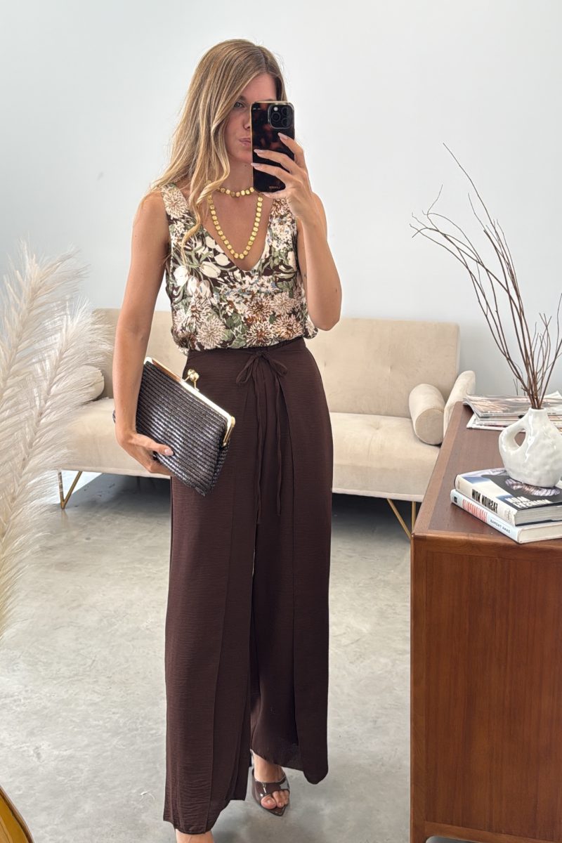Pantalon Marron Ibiza