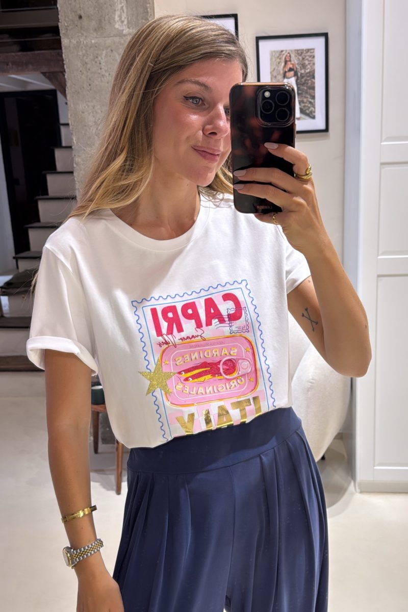 Camiseta Blanca Capri