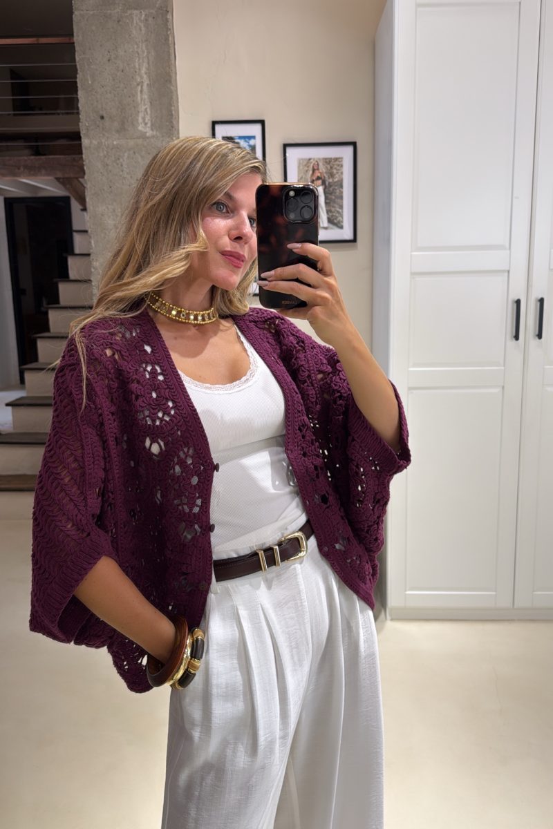 Chaqueta Magenta Cadiz