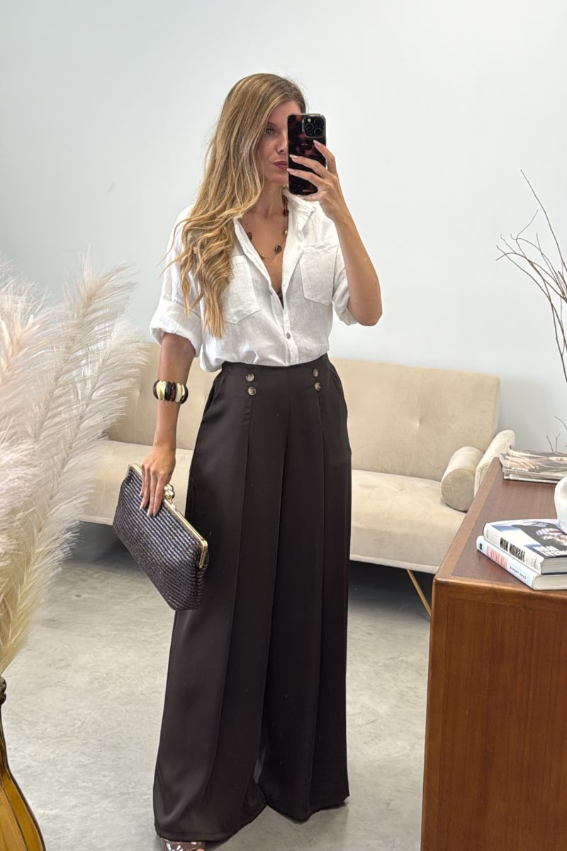 Pantalon Brown Saten