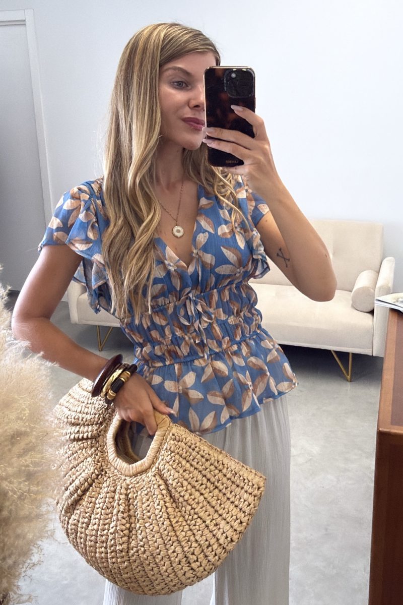 Blusa Azul Hawai