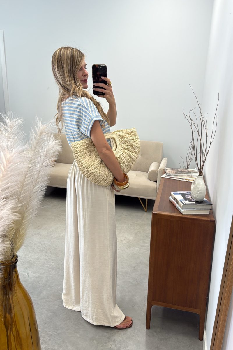 Pantalon Beige Fluido