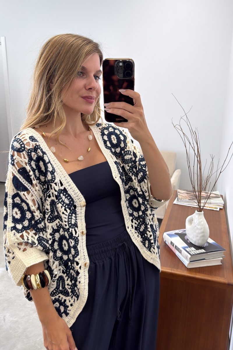 Chaqueta Blue Crochet