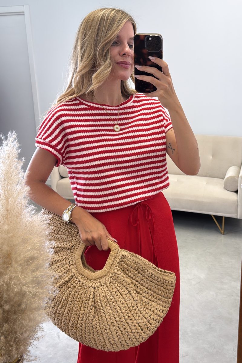Camiseta Roja Navy