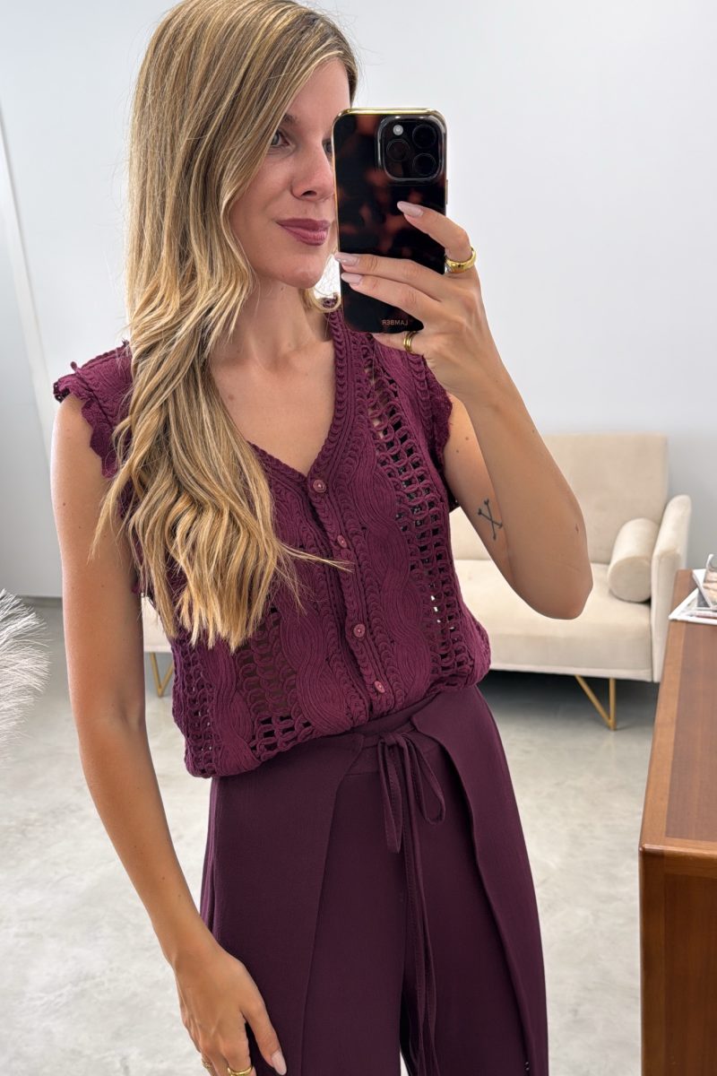 Chaleco Magenta Emmy