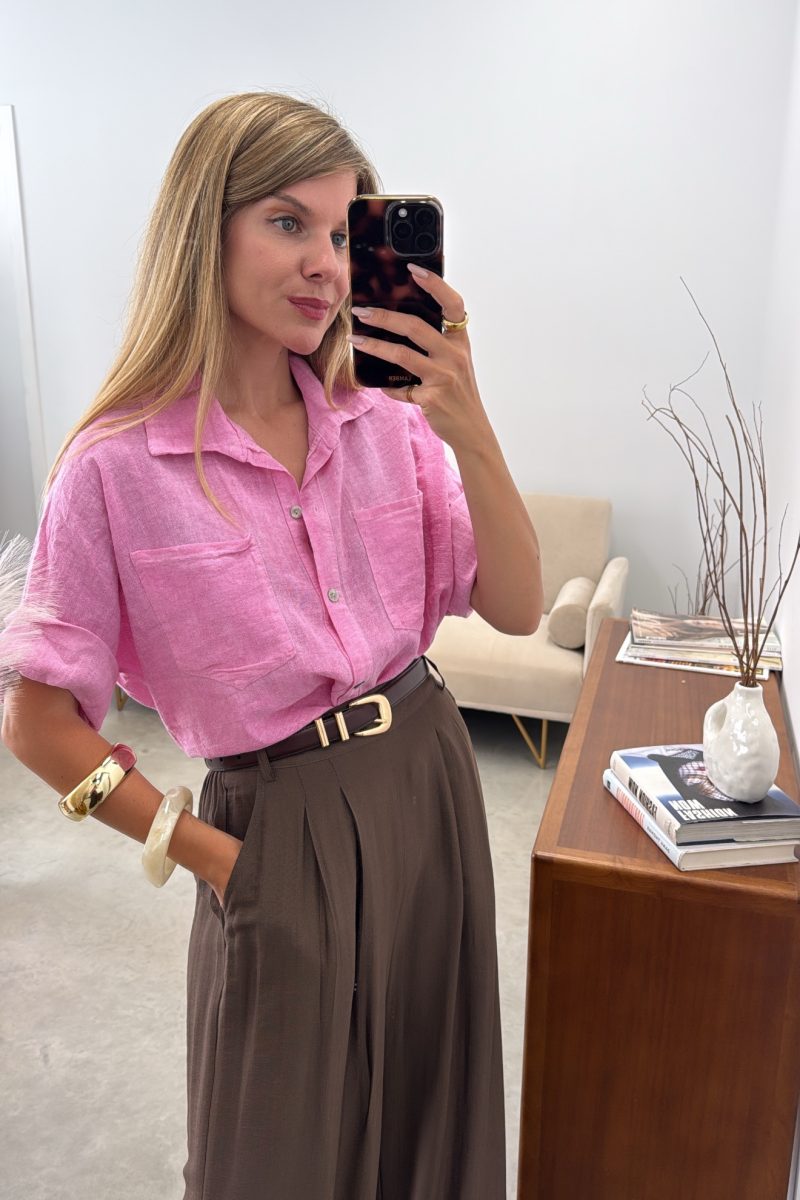 Camisa Fucsia Cotton