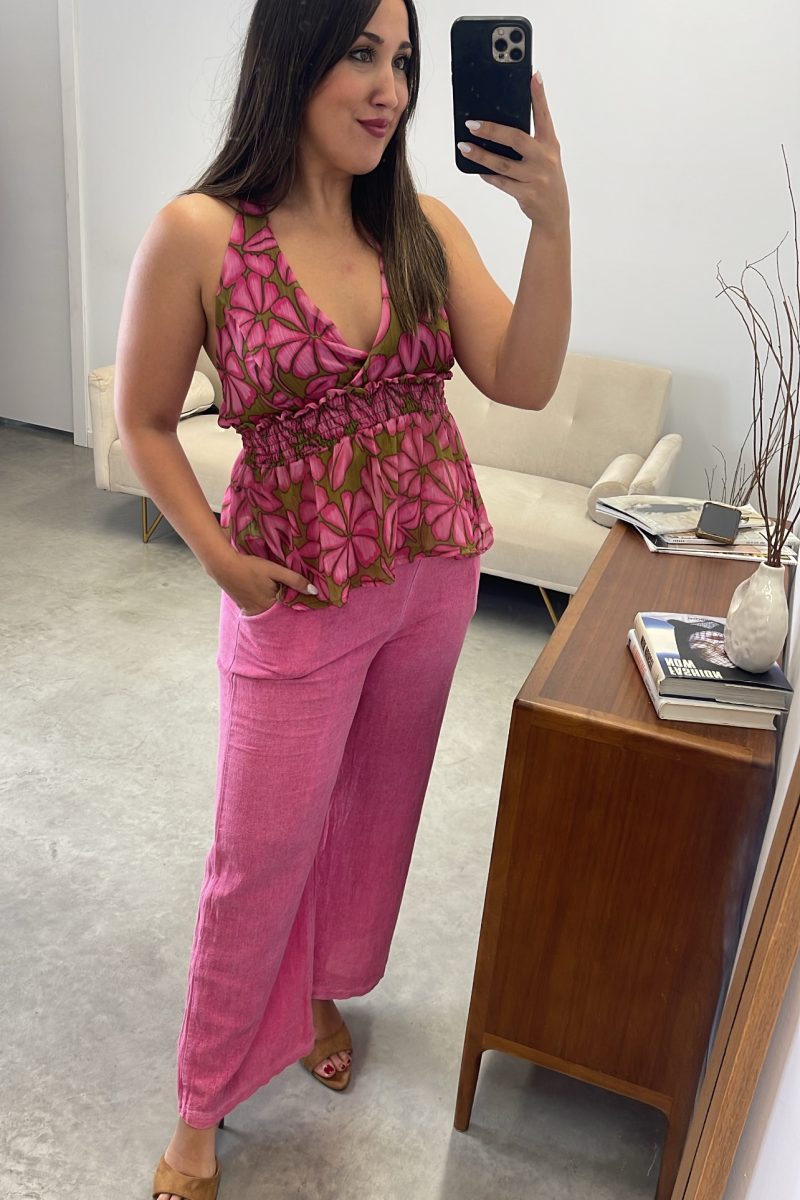 Pantalon Fucsia Cotton