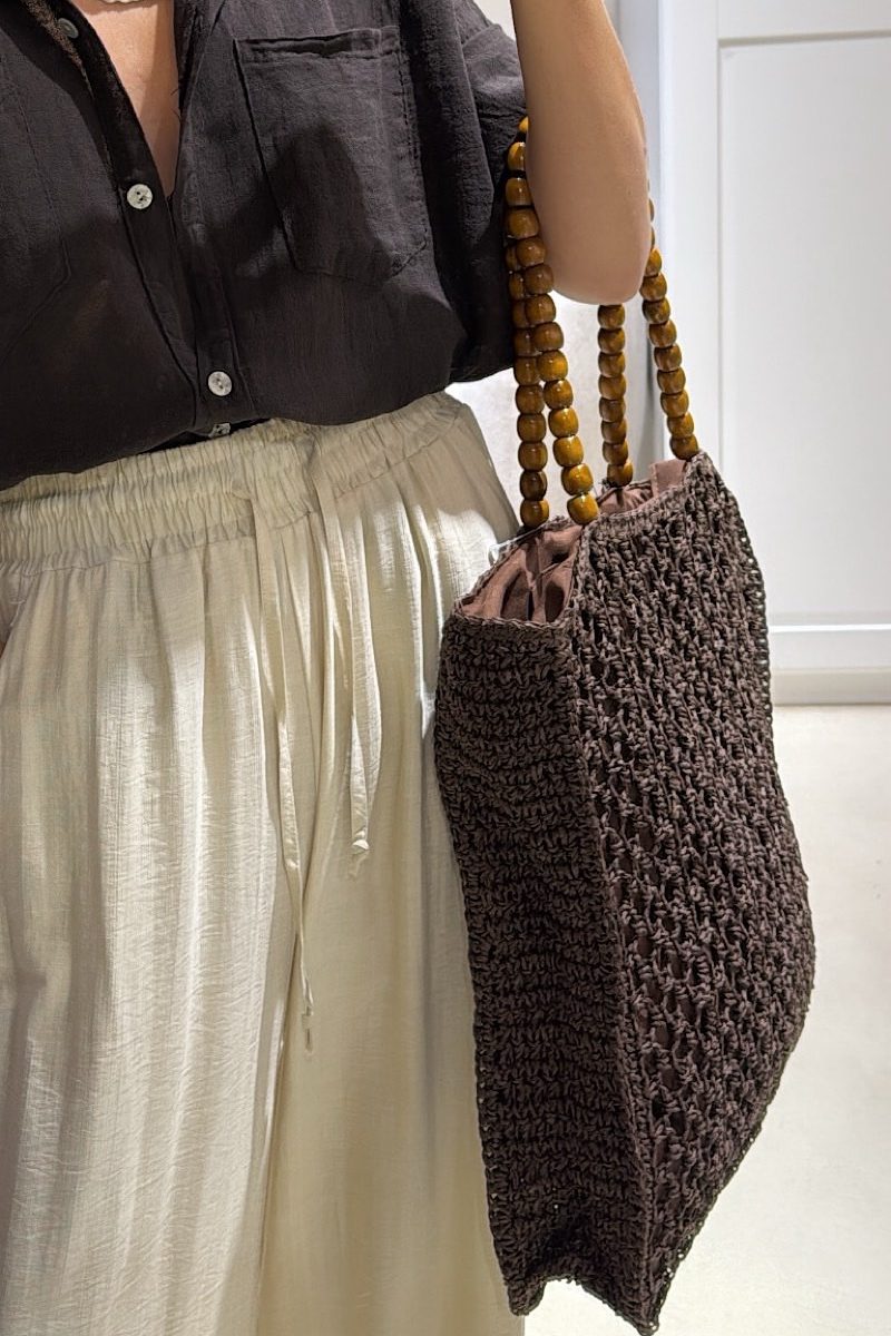 Bolso Marron Flora