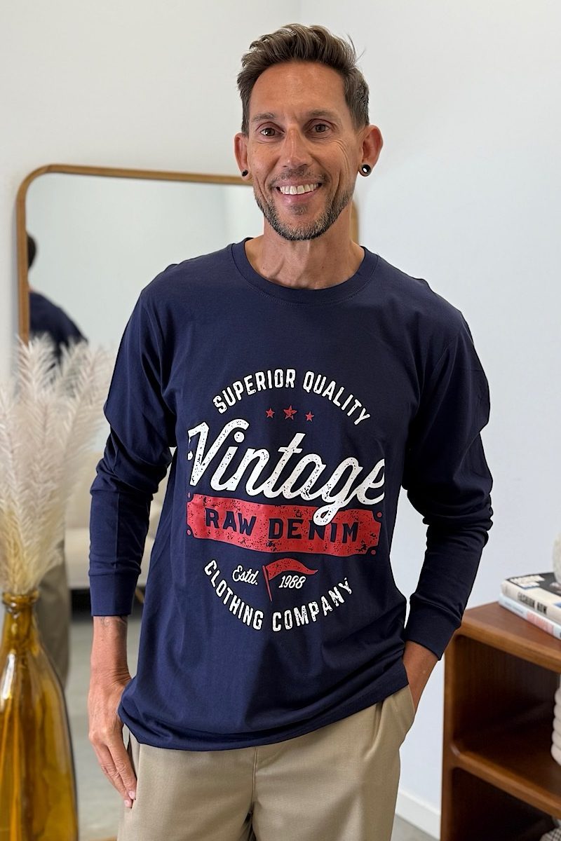 Camiseta Marino Vintage