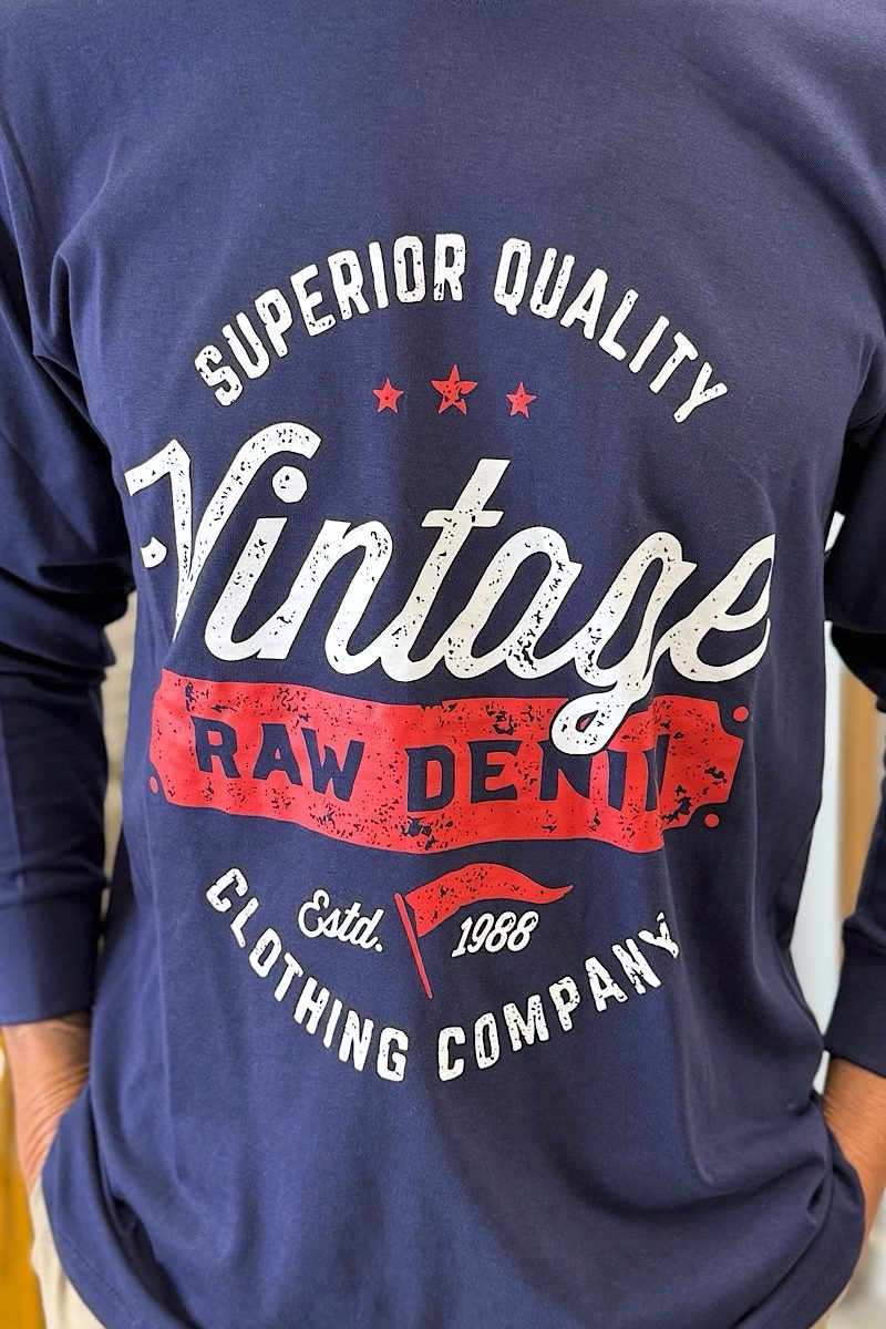 Camiseta Marino Vintage