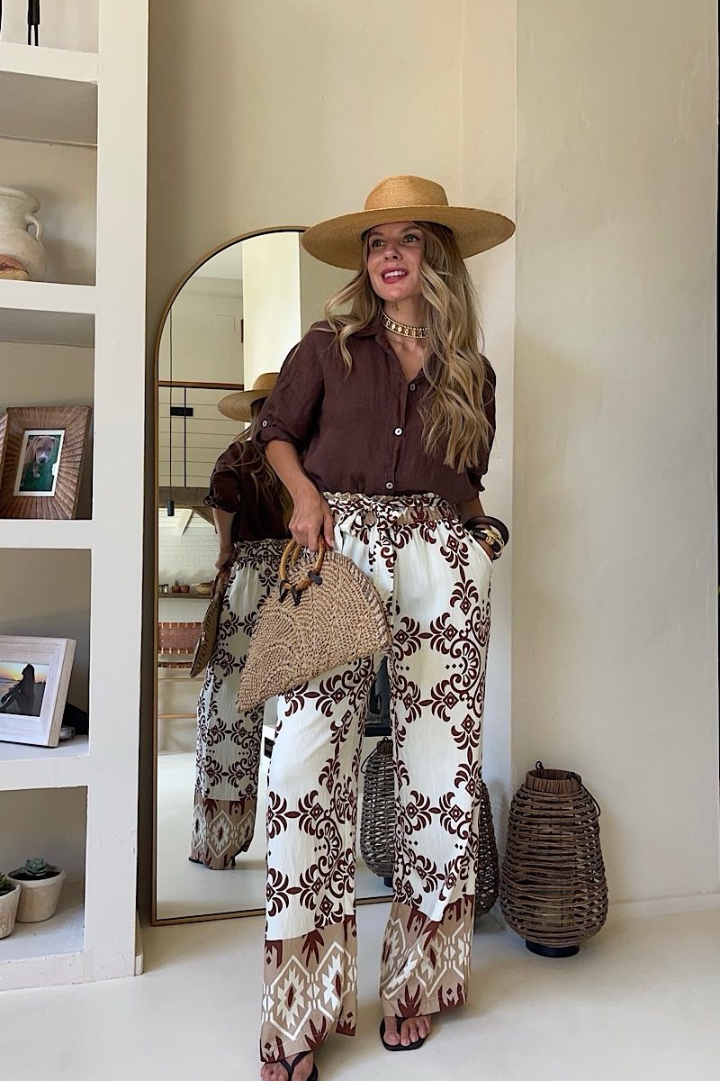 Pantalon Brocado Terre