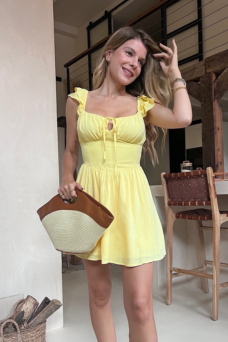 Vestido Amarillo Ines
