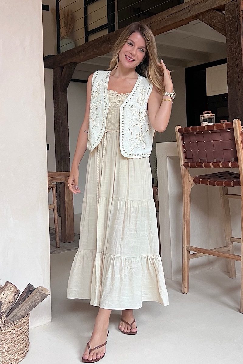 Vestido Beige Angelica