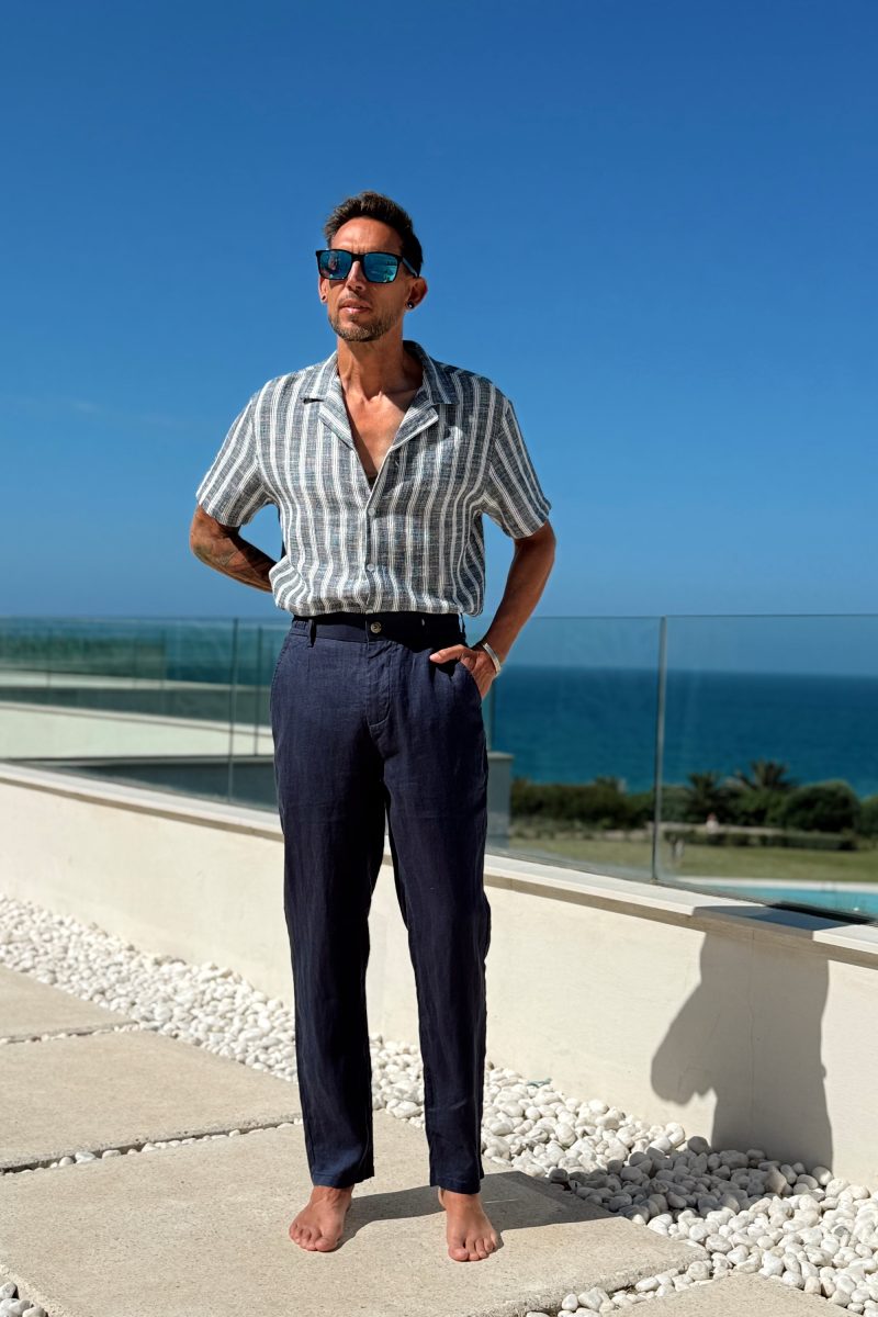 Pantalon Marino Lino Man