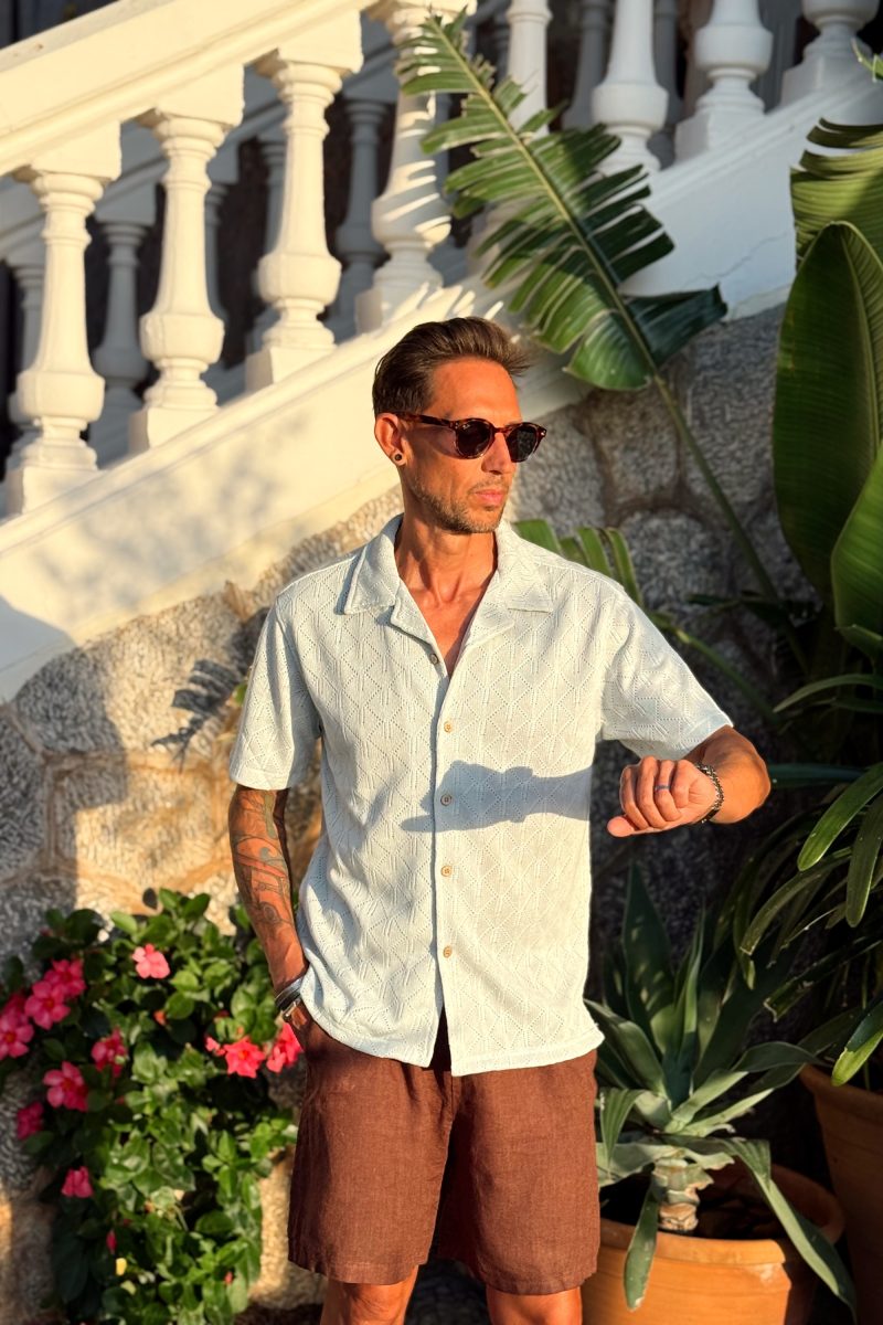Camisa Mint Caños