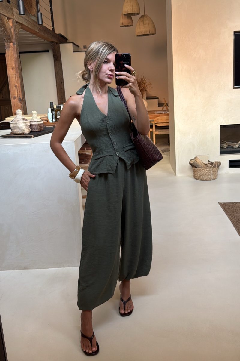 Conjunto Kaki Natalie