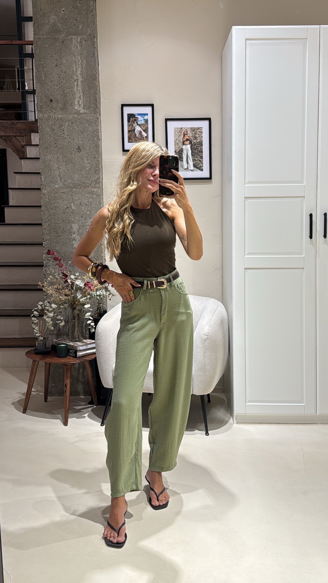 Pantalon Verde Cannes