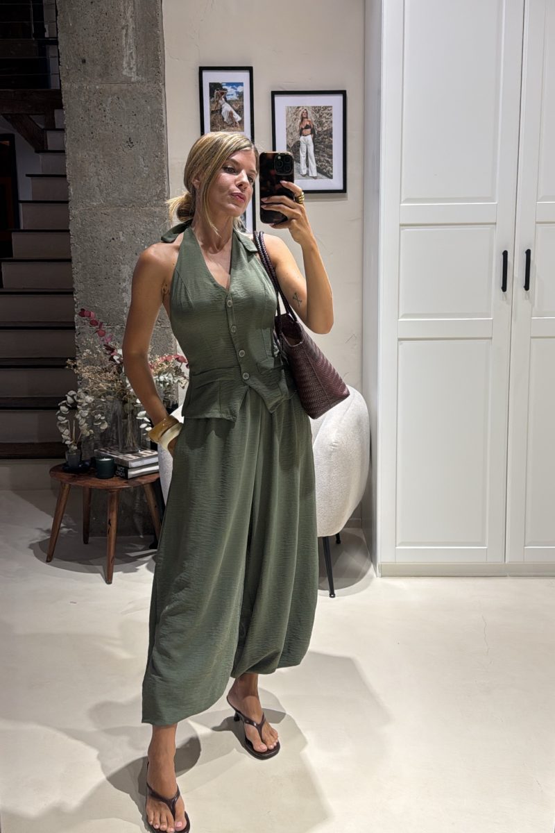 Conjunto Kaki Natalie