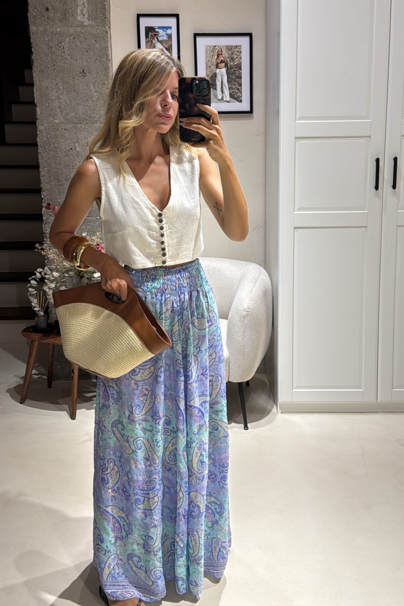 Pantalon Turquesa India