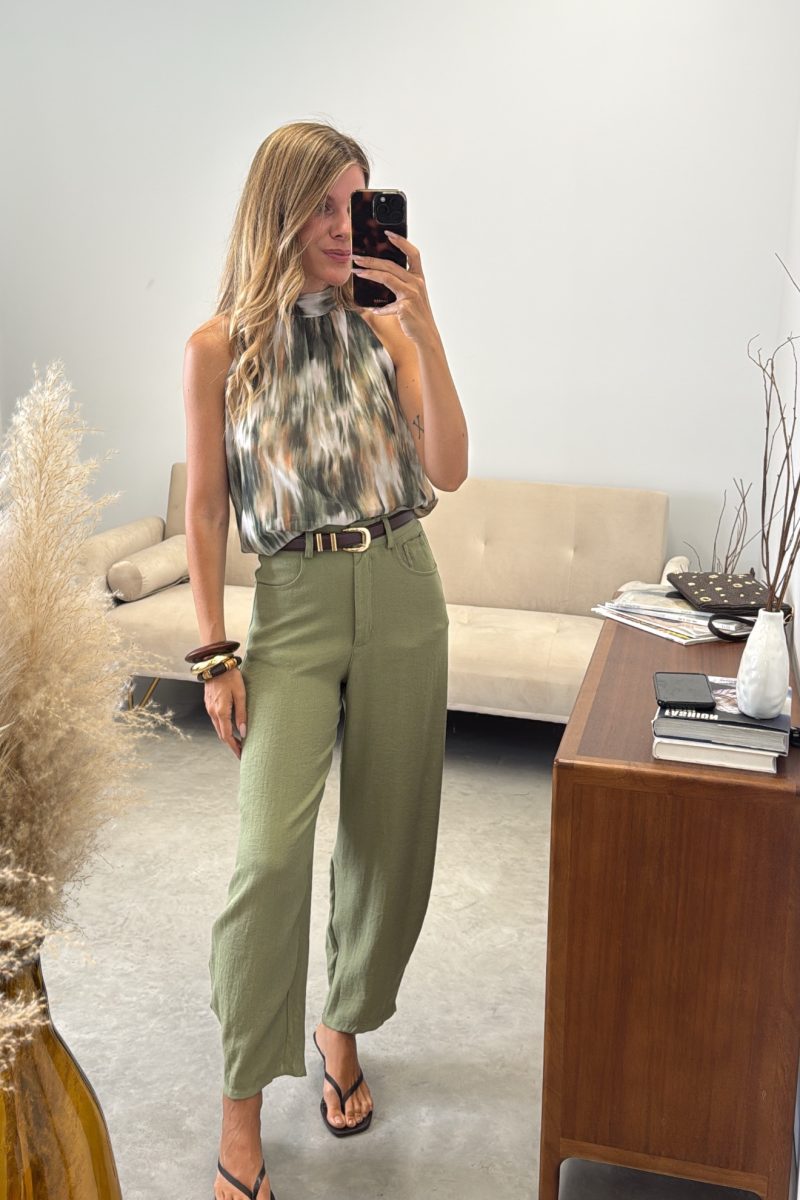 Blusa Verde Tie Dye