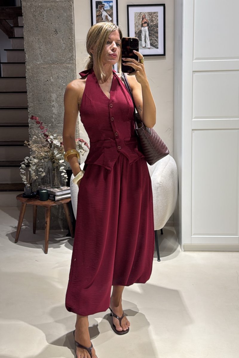 Conjunto Burdeos Natalie