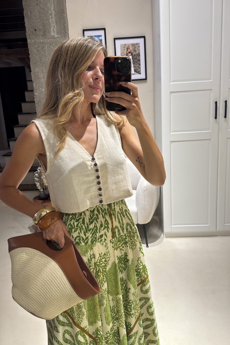 Pantalon Verde Caños