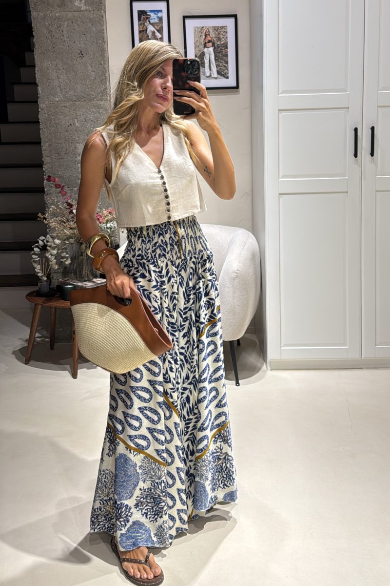Blusa Beige Hippie chic