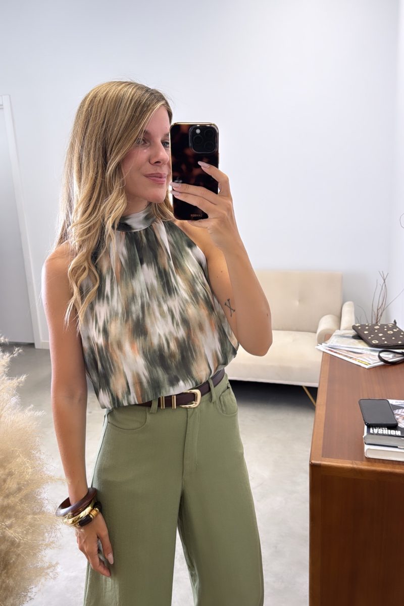 Blusa Verde Tie Dye