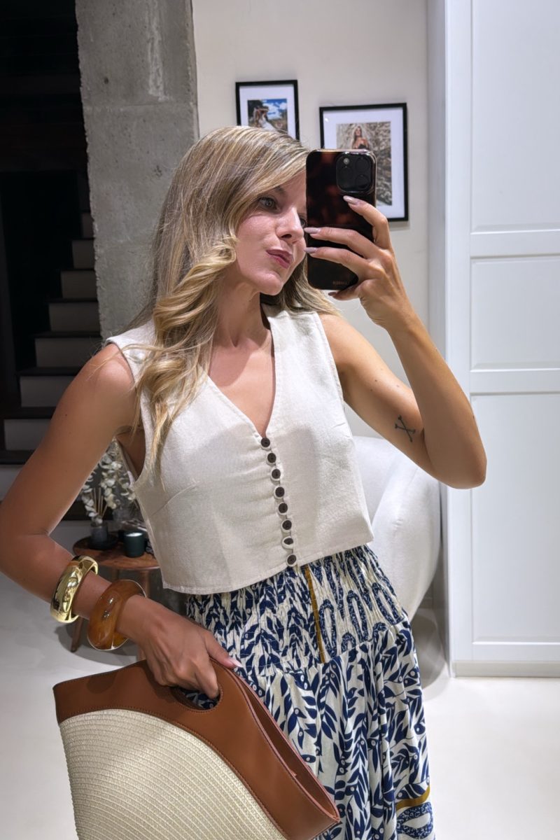 Blusa Beige Hippie chic