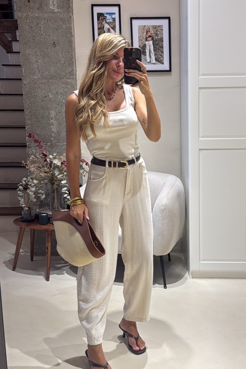 Camiseta Beige Basic