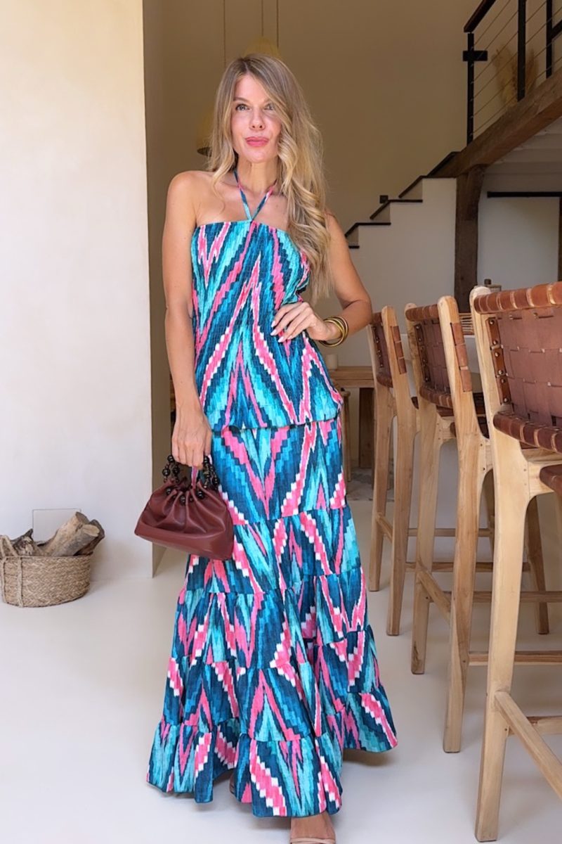 Vestido Turquesa Sahara