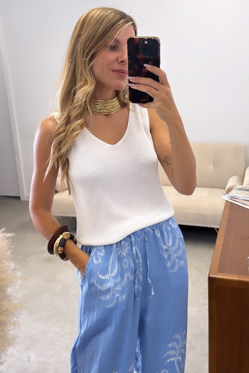 Pantalon Celeste Palms