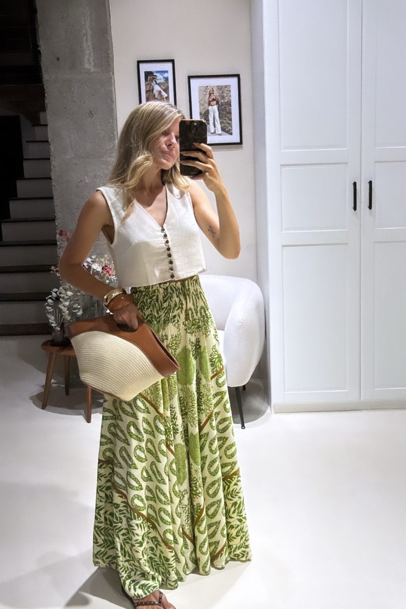 Pantalon Verde Caños