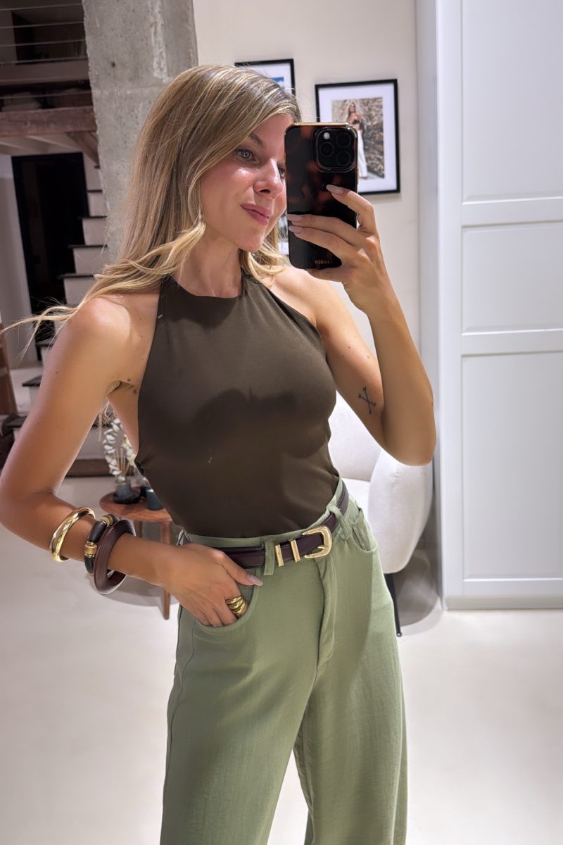 Pantalon Verde Cannes
