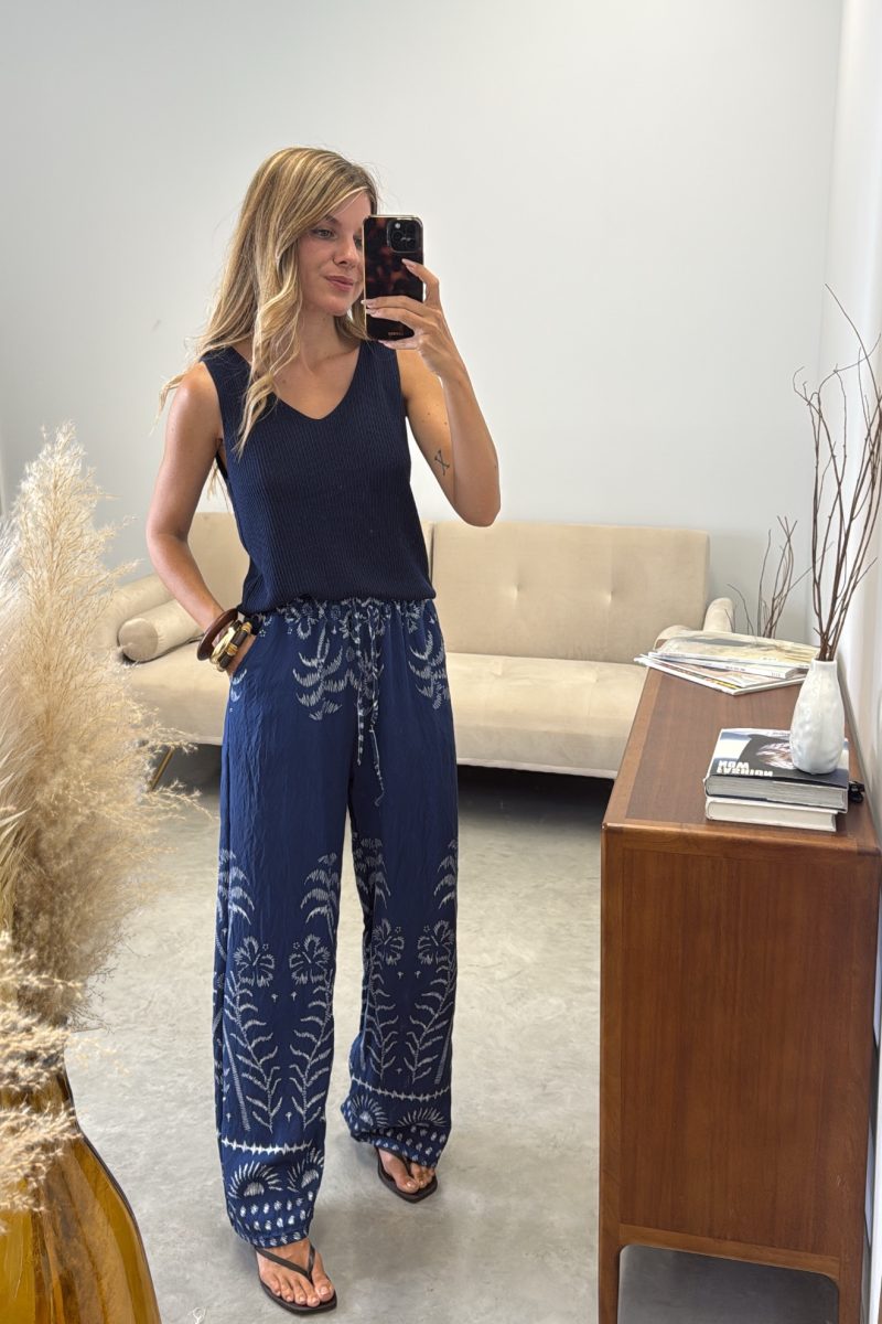 Pantalon Marino Palms