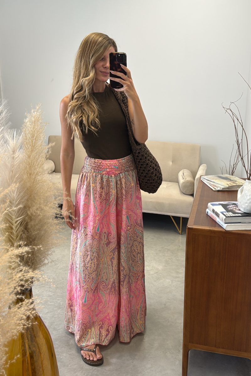Pantalon Fucsia India