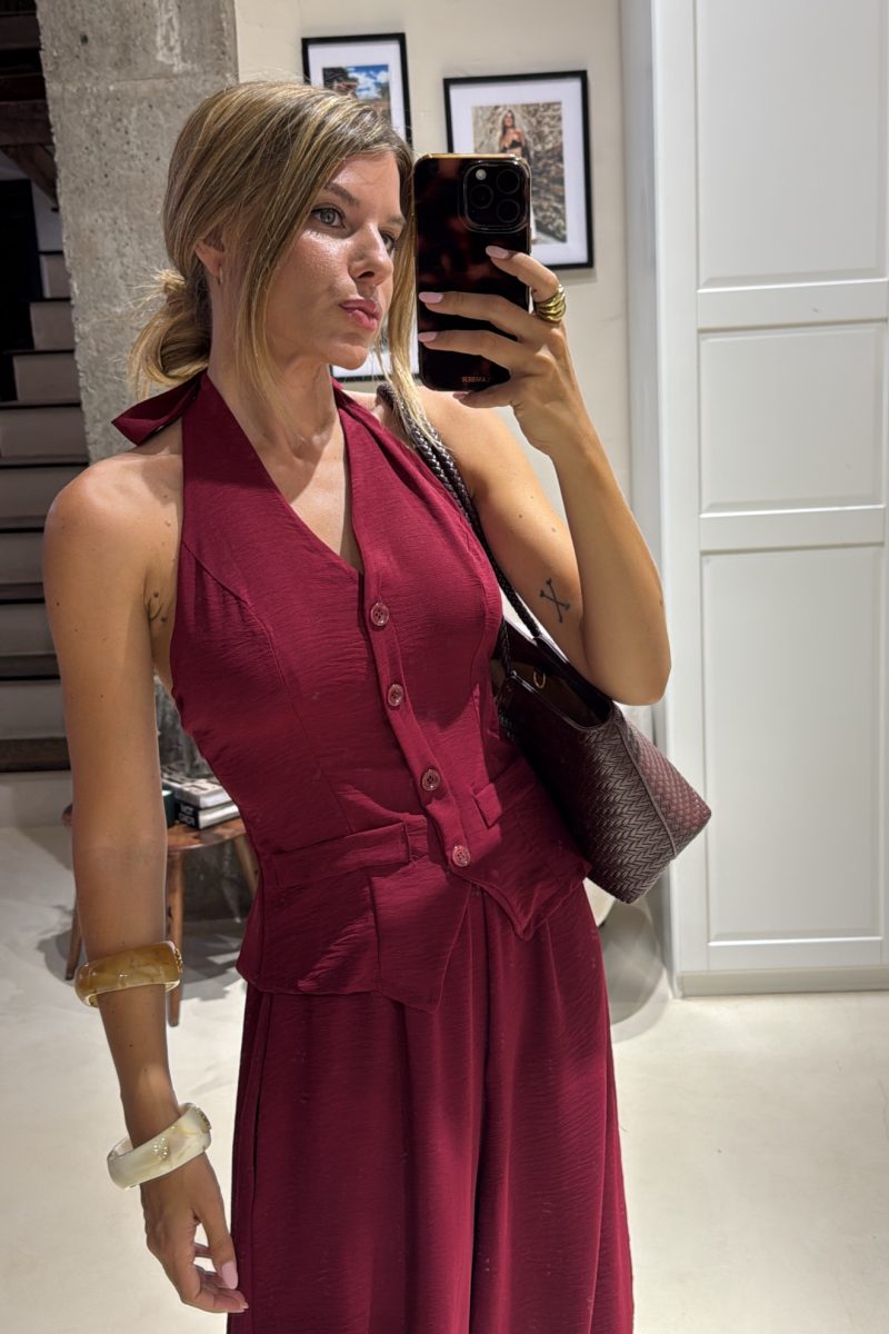Conjunto Burdeos Natalie