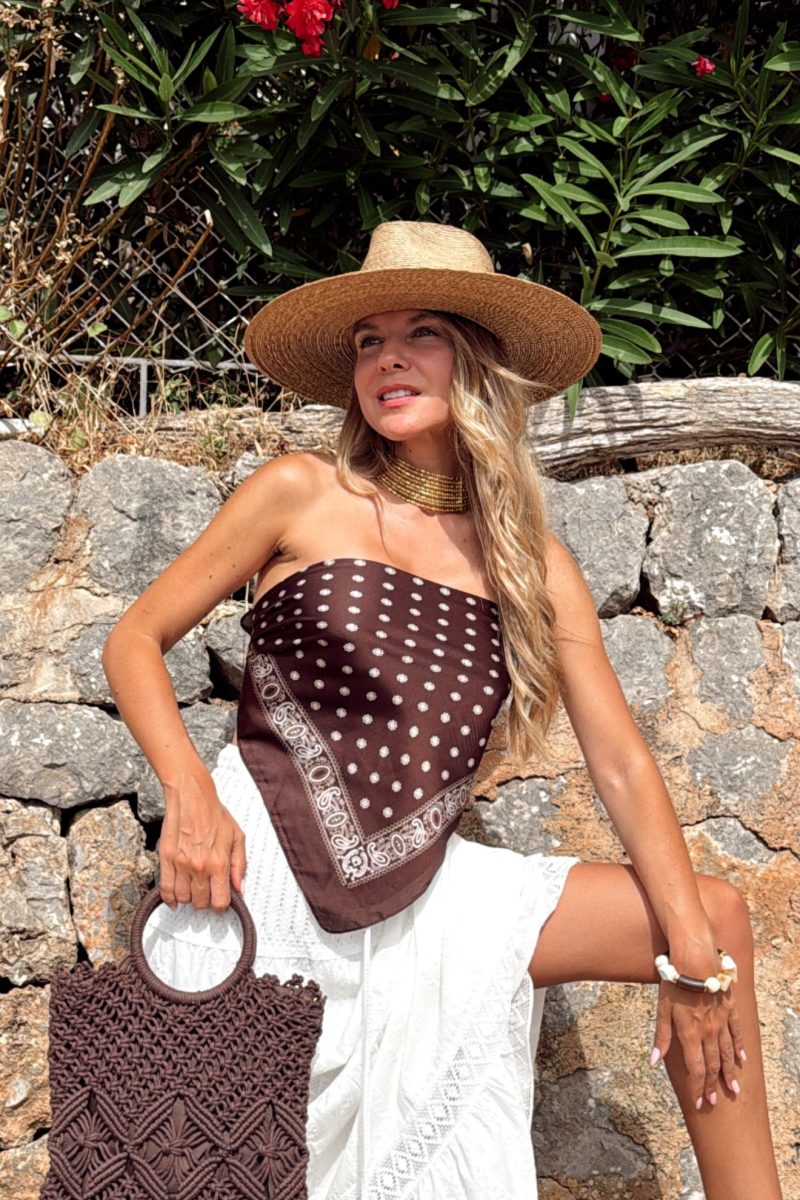 Bandana Marron Deia