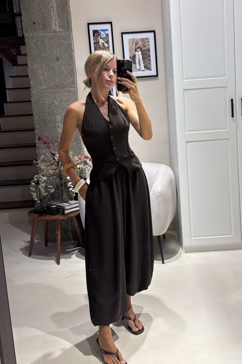 Conjunto Marron Natalie