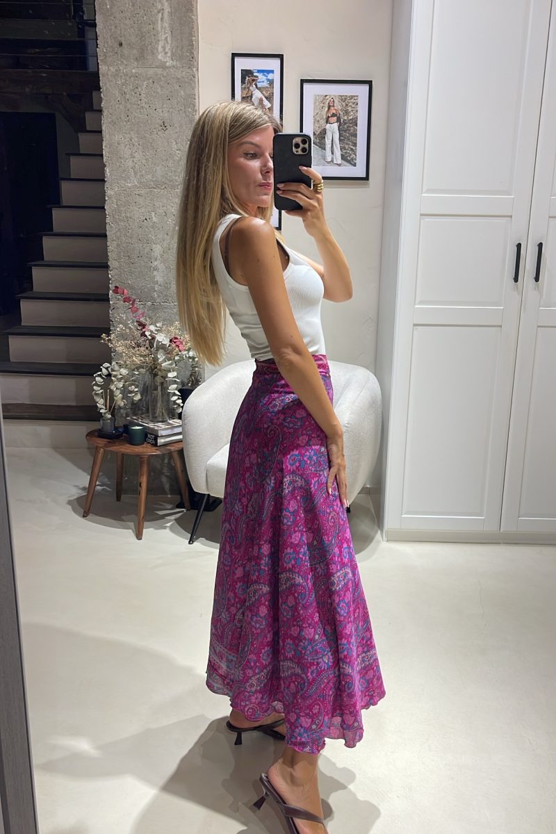 Falda Malva Esmeralda
