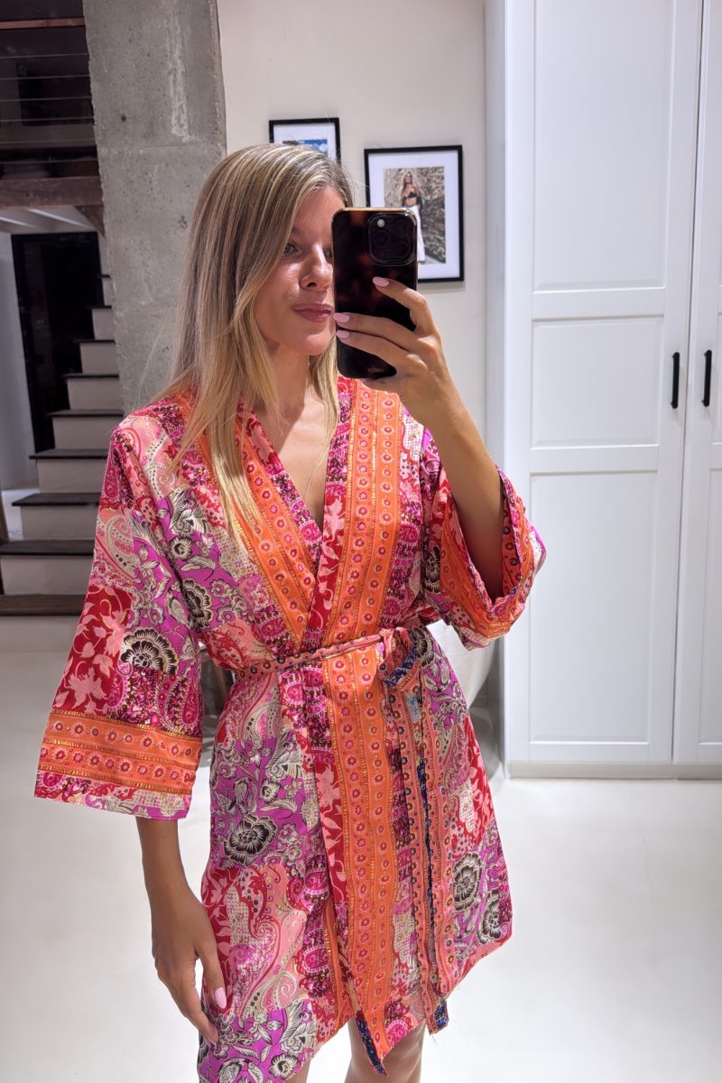 Kimono Coral Reversible