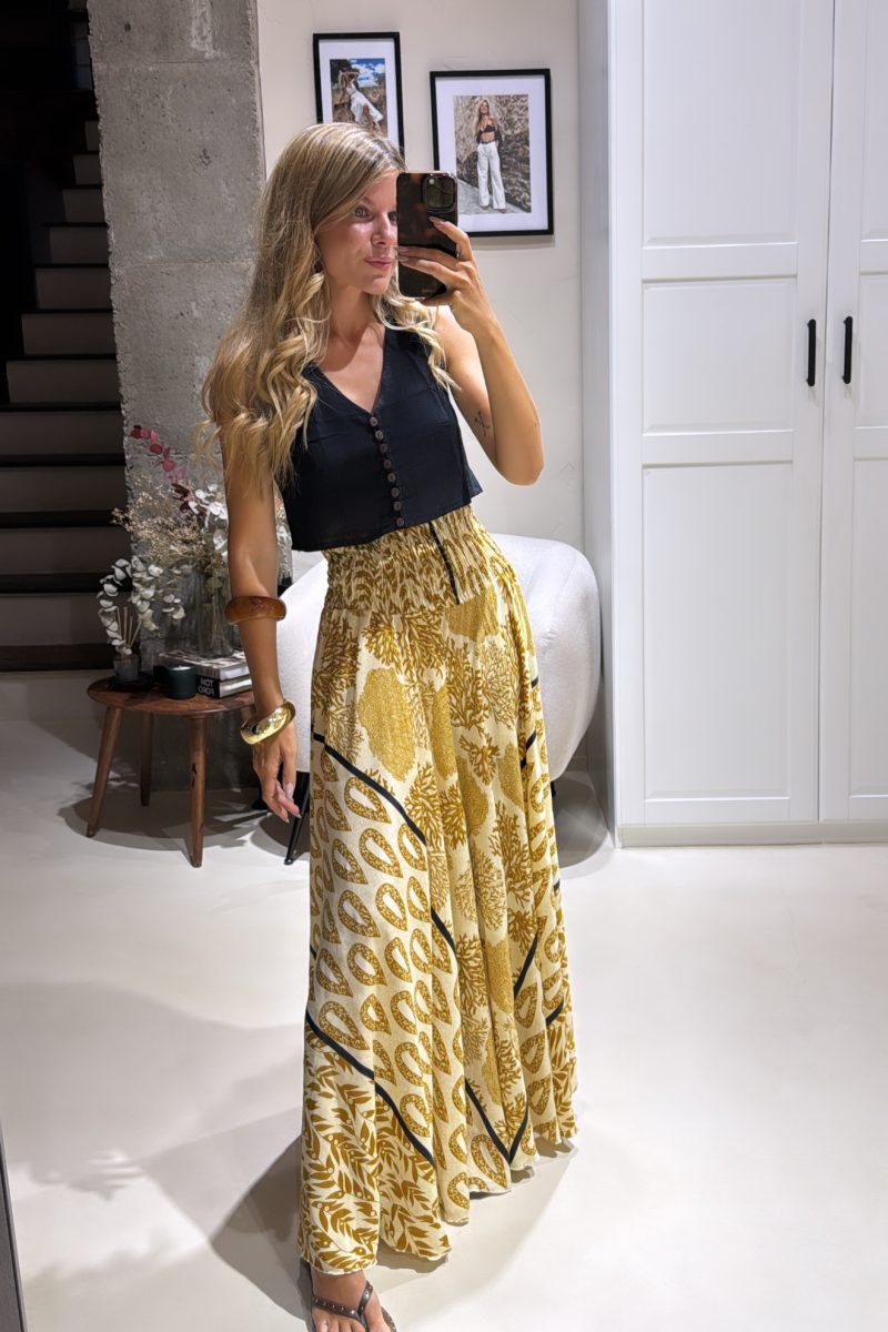 Blusa Negra Hippie Chic