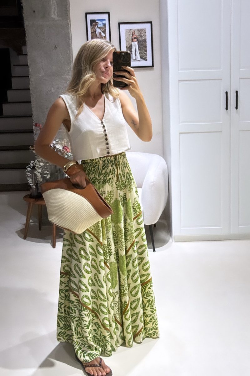 Pantalon Verde Caños
