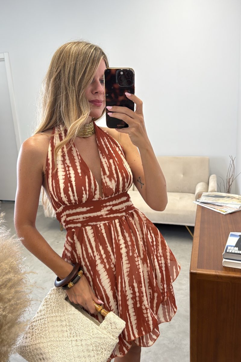 Vestido Teja  Mireia