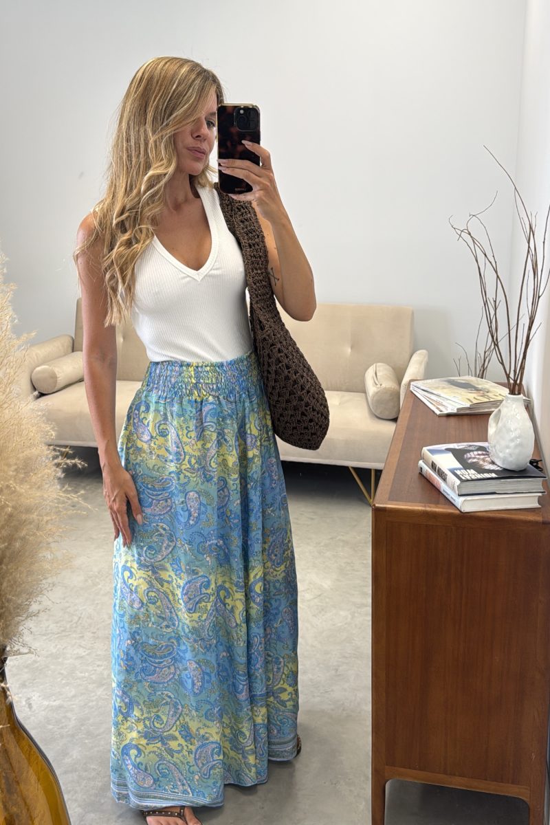 Pantalon Celeste India