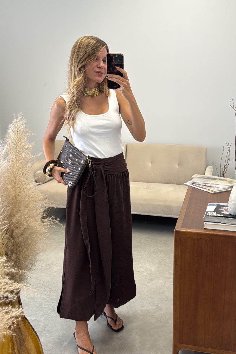 Pantalon Marron Maldivas