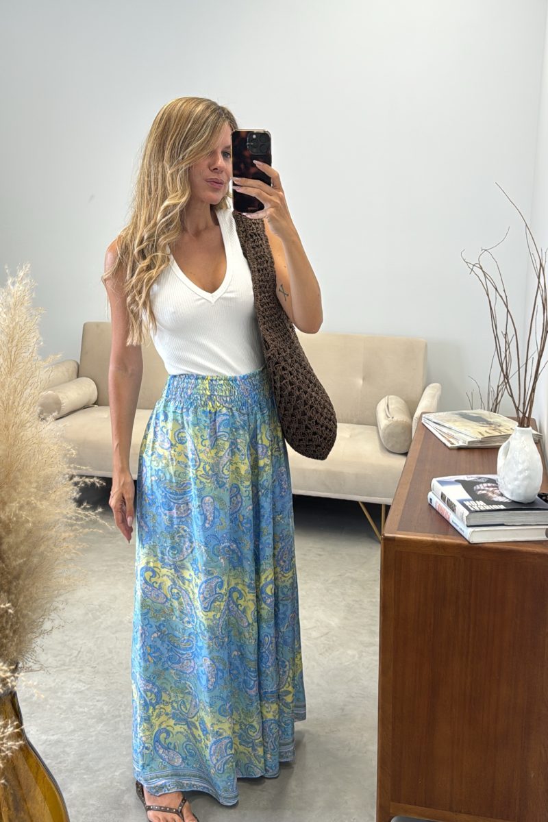 Pantalon Celeste India