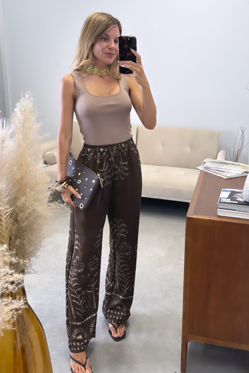Camiseta Taupe Basic