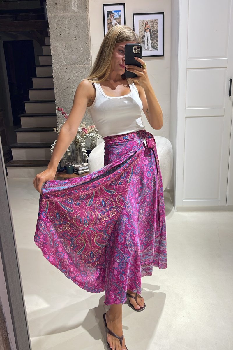 Falda Malva Esmeralda