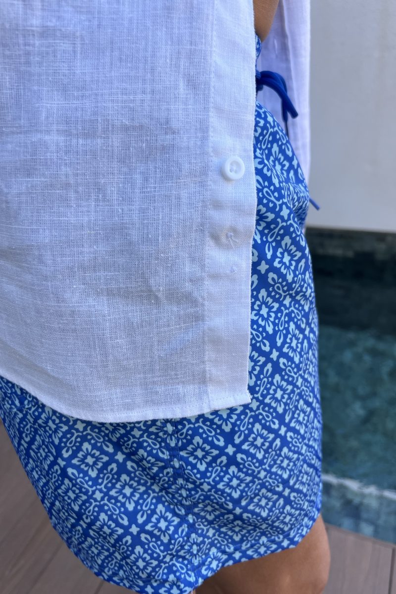 Bañador Azul Mosaico